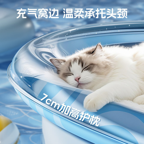 Cat Water Mattress Pet Ripple Water Pad Large Dog Summer Inflatable Water Filled Ice Pad Cool Thick Dog Bed Cat Bed