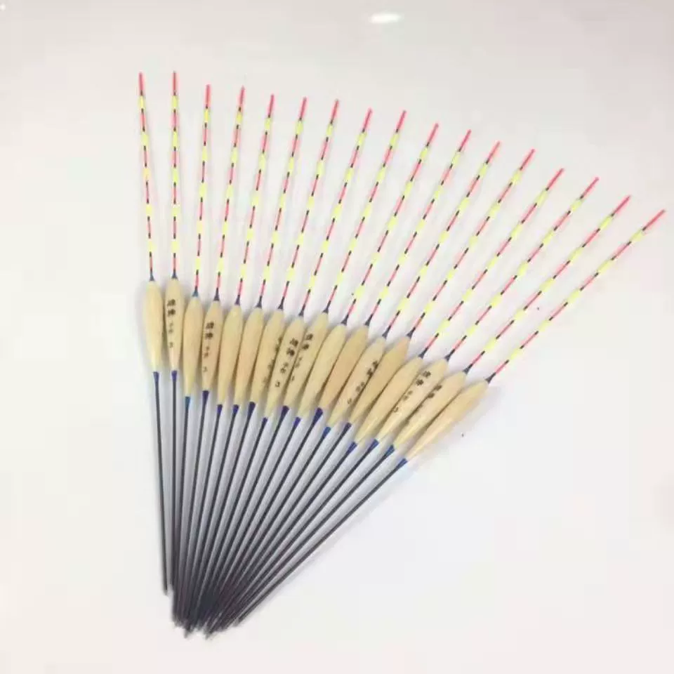 Fish float buoys wooden float Balas wood fish float conspicuous upright float wholesale loose fishing tackle