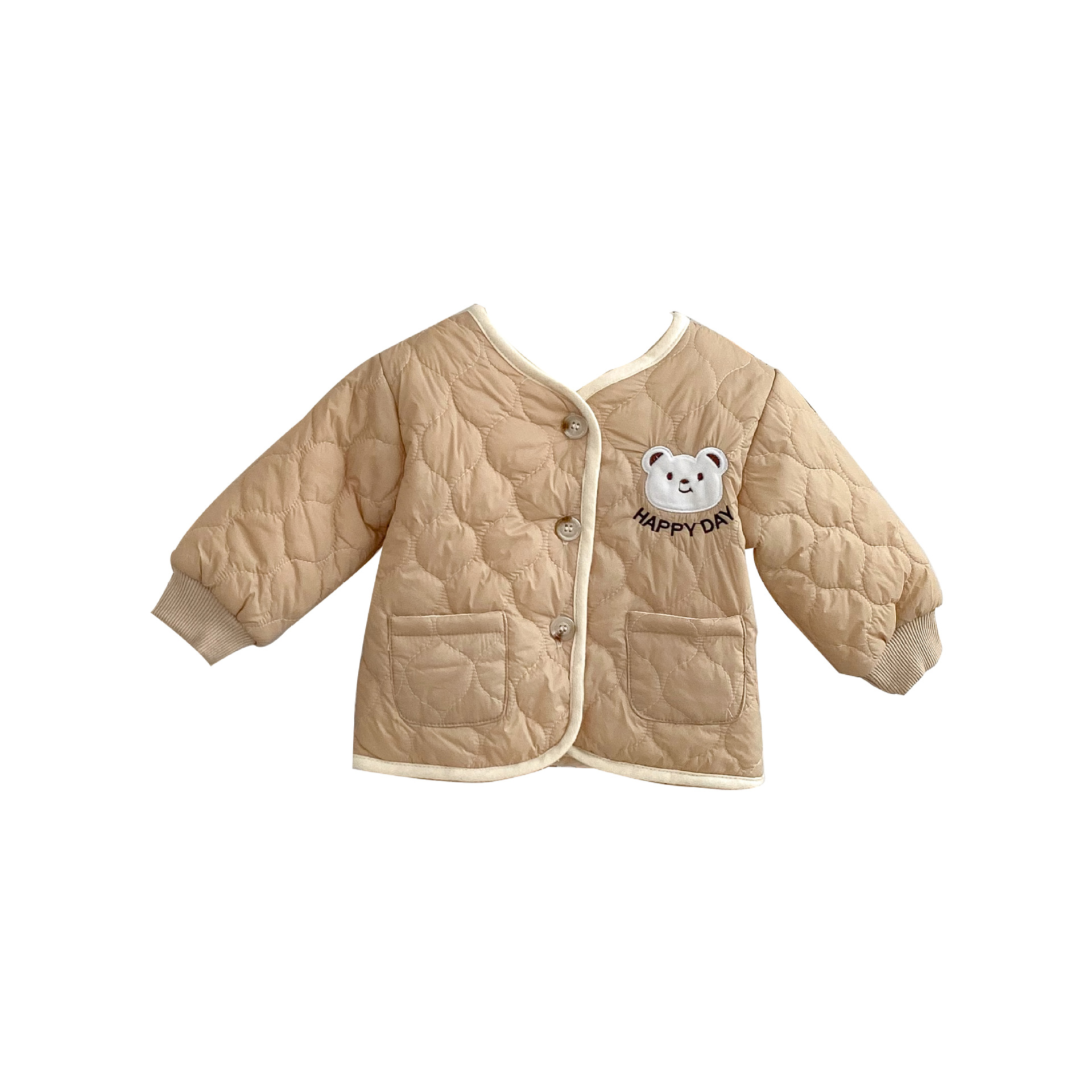 Khaki bear jacket
