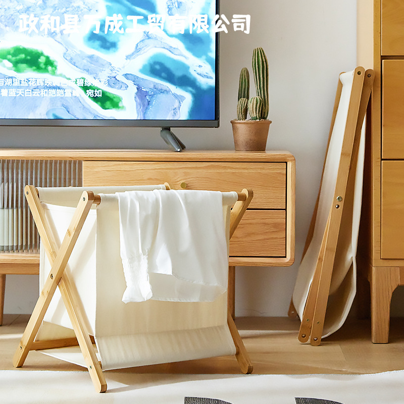 Cesta de la ropa cesta plegable de la ropa del hogar japonés de gran capacidad cesta de la ropa sucia cesta de almacenamiento de entrega de una pieza
