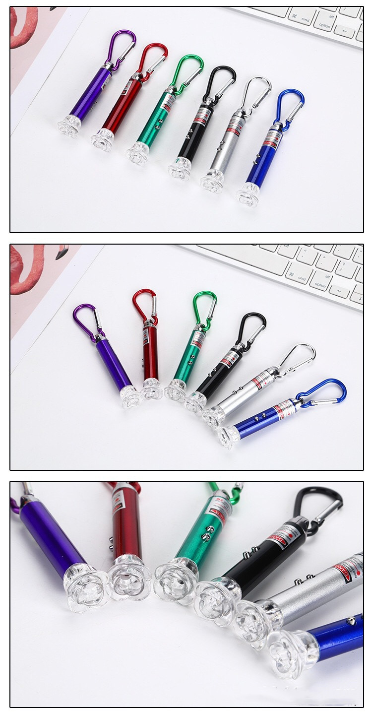 Wholesale of three-in-one infrared laser light, rose LED small flashlight, household and outdoor banknote detector, and cat toy pic 34