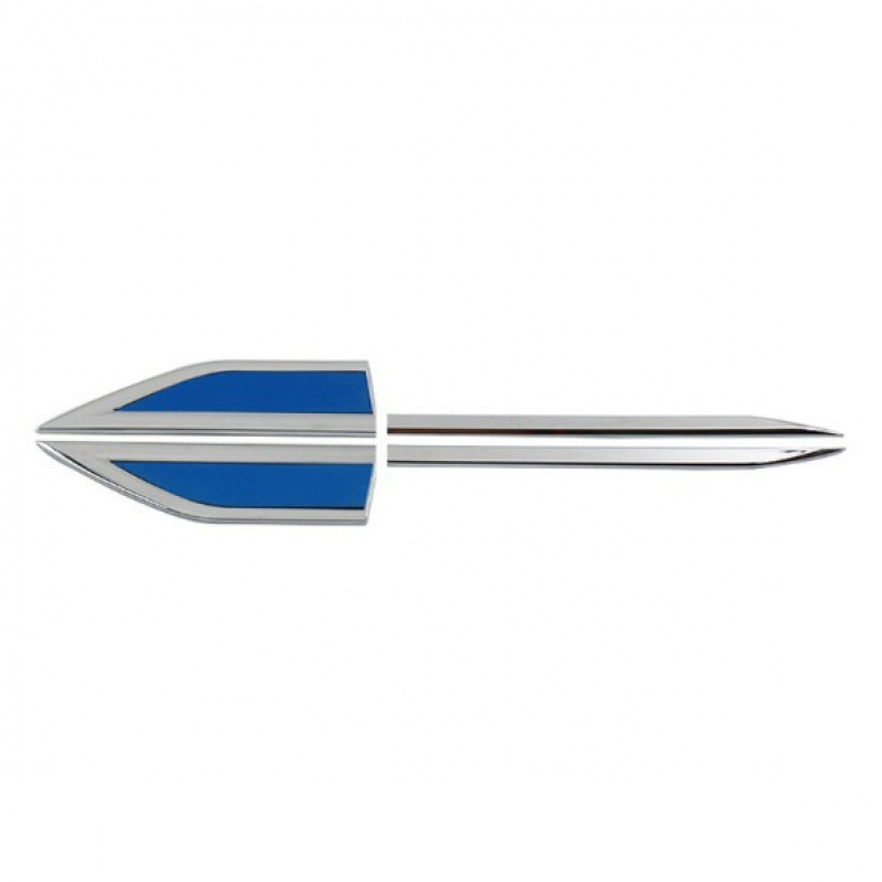 Suitable for universal car metal 3D blade-style side decals, used for personalized car door, body, and fender modifications and decorations