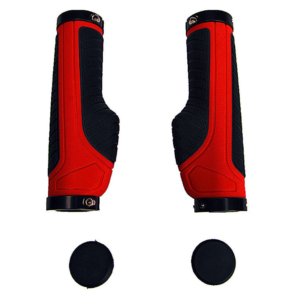 Manejar la bicicleta guantes muertos bicicleta de montaña cerradura antideslizante mango de goma cubierta agarre accesorios para bicicletas al por mayor