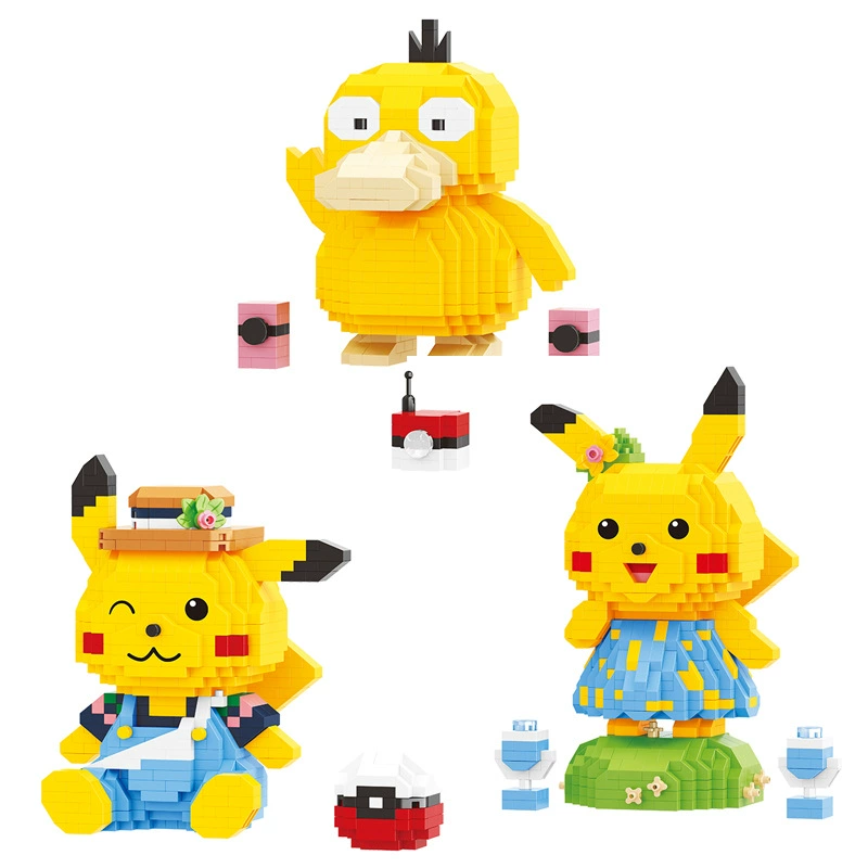 Cartoon doll, constructor, toy for men and women, girl's gift