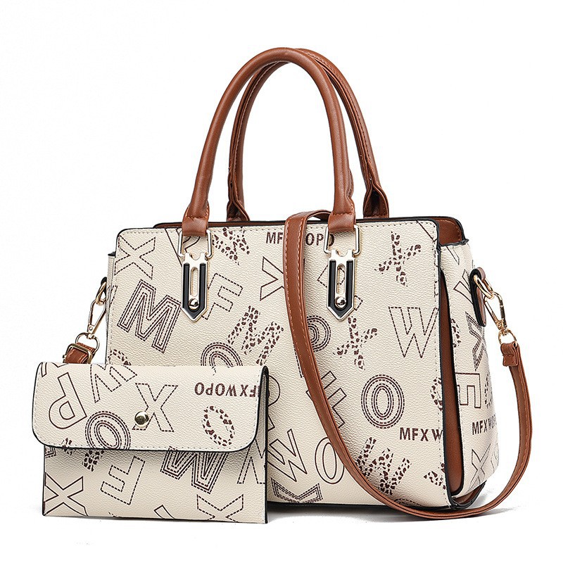 Classic Tote Bag, New Fashion Printed Mother-and-child Bag, Large-capacity Shoulder And Crossbody Bag For Middle-aged Mothers._voghion.com