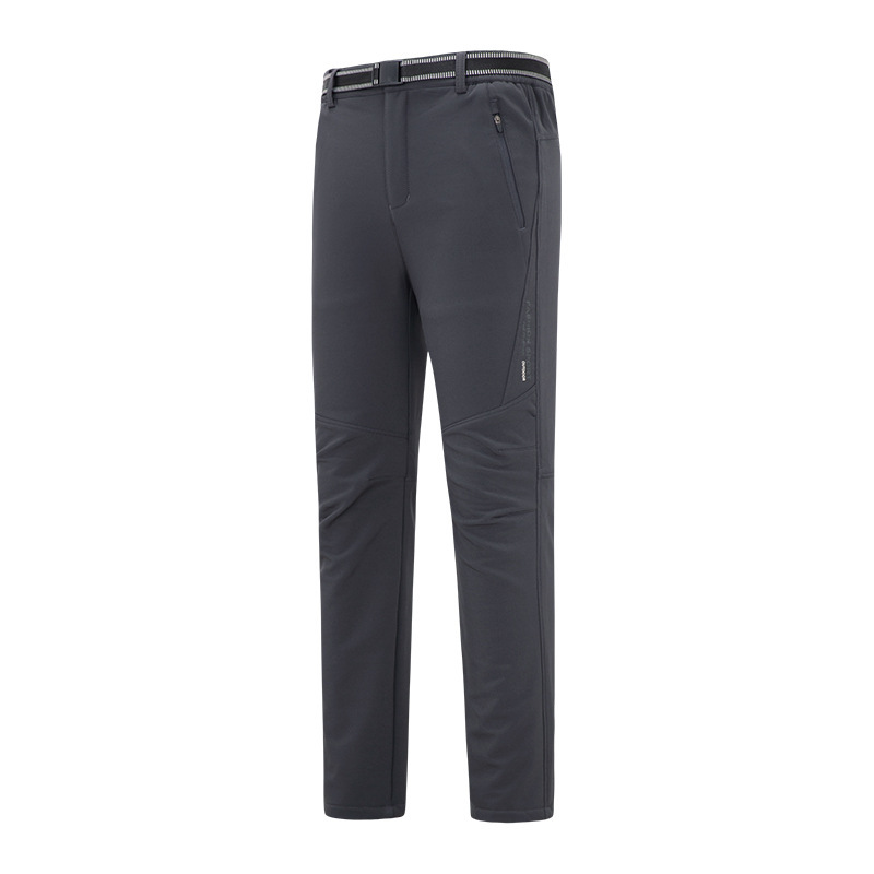 Winter Polar Fleece Assault Pants for Men, Large Size Outdoor Waterproof Mountaineering Pants for Women, Fleece-Lined, Windproof, Soft Shell, Breathable and Wear-Resistant
