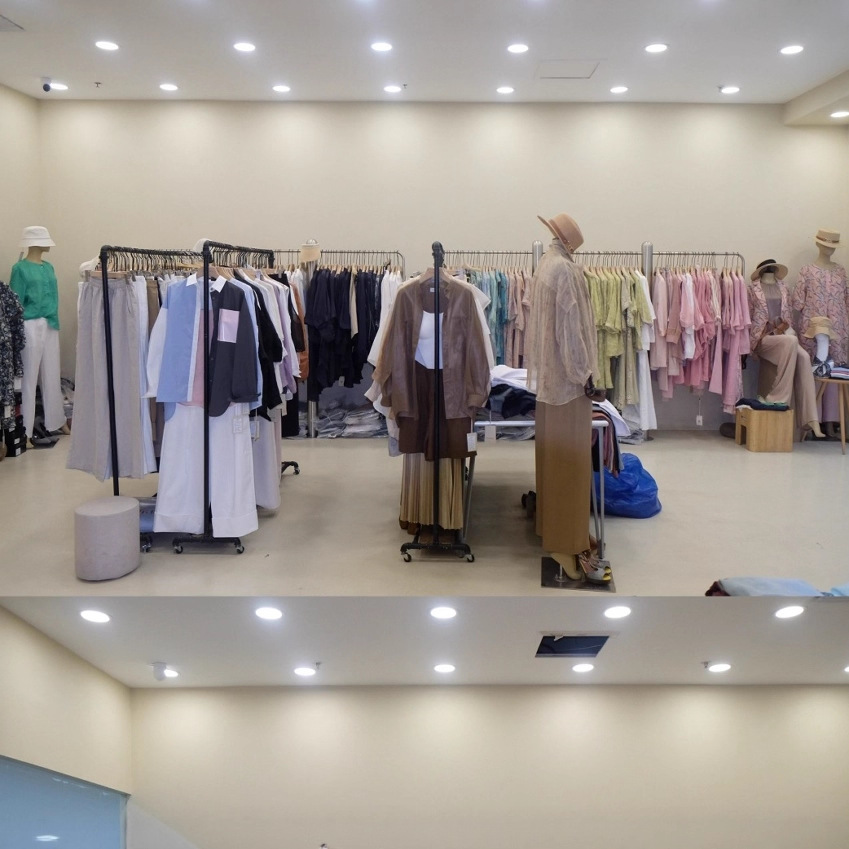 南油明星精品大牌名牌商场同款女装高端女装专柜波点连衣裙高品质