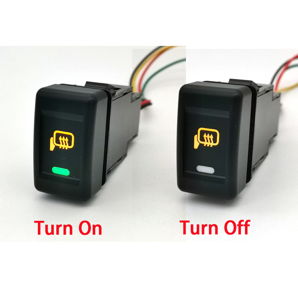 Suitable for Isuzu Kv100 700P Car Front Fog Light Switch Power Switch Modified Switch with Tail Wire