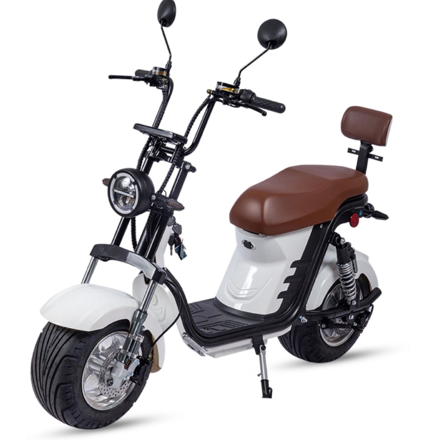 60v litio eléctrico Harley coche eléctrico corto entre ejes motocicleta de dos ruedas transfronteriza brasileña generación de adultos neumáticos anchos