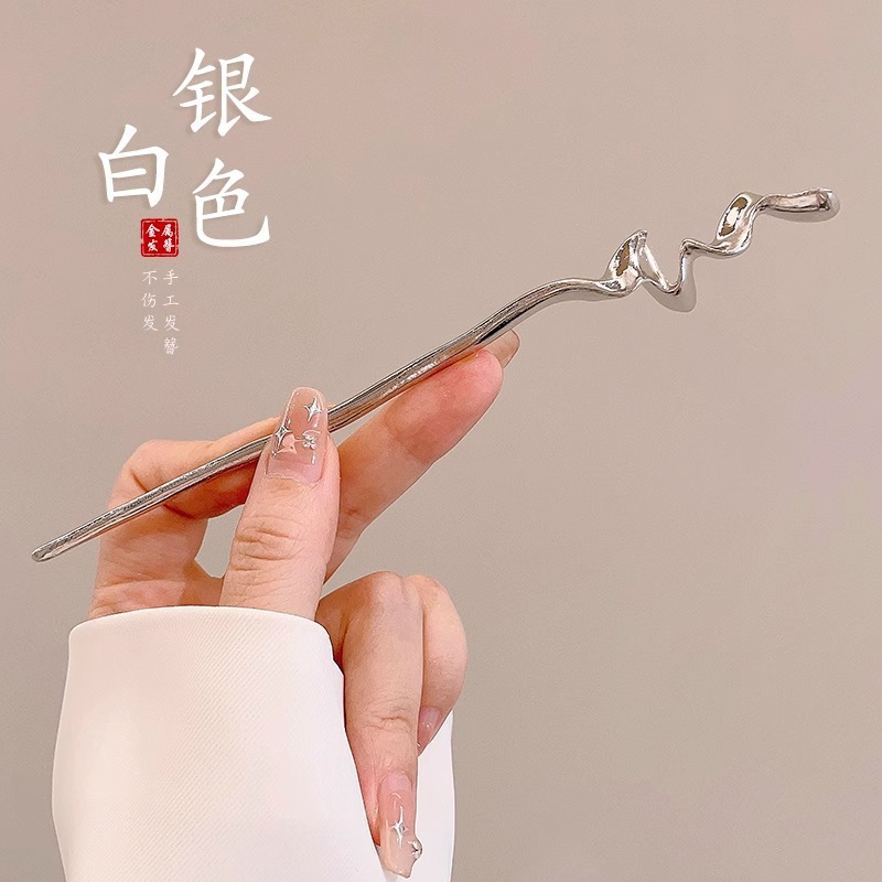Nuevo clip de cabello chino simple y moderno clip de cabello antiguo de alta sensibilidad clip de cabello bandeja de cabello vestido chino tocado