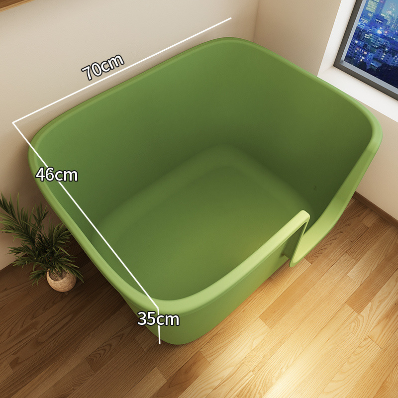 70CM 고양이 쓰레기통 녹색 [새롭게 업그레이드되고 두꺼워진 크기]♢