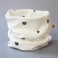 A类纯棉儿童围脖女宝宝秋冬脖套男婴儿冬季小孩防风保暖套头围巾