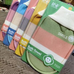 花王の潮のタイプのお風呂のタオルの男女通用の高級なお風呂は神器の家庭用スーパーをこすります。