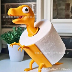 国境を越えた新モデルのダイノサオtoiletペーパーホルダー恐竜ロール紙ホルダー3dプリント置物