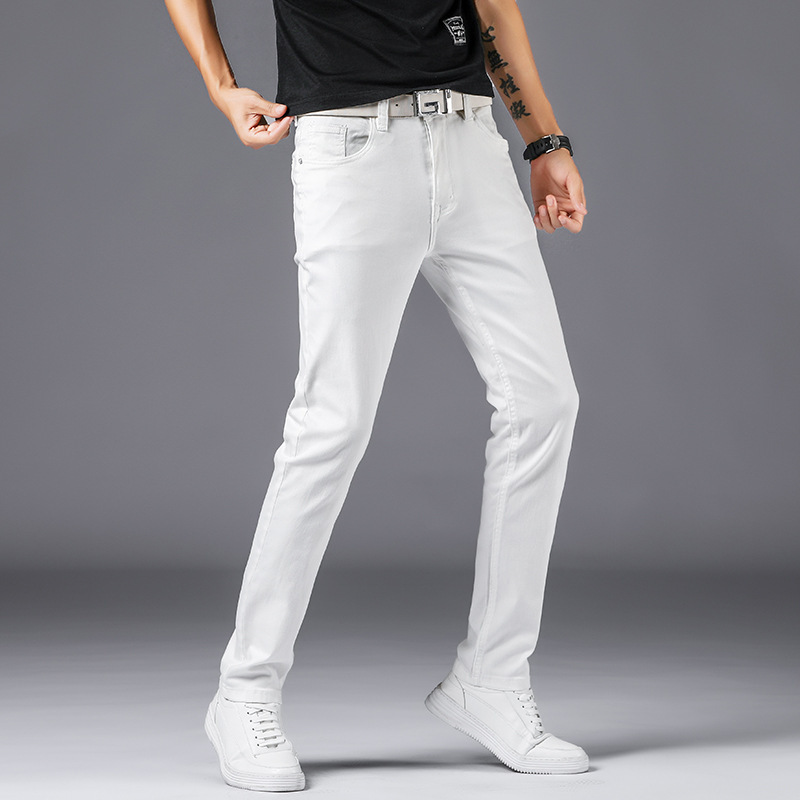 Men's summer elite cotton trend thin casual trousers for leisure