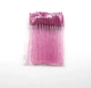Crystal pole rose red