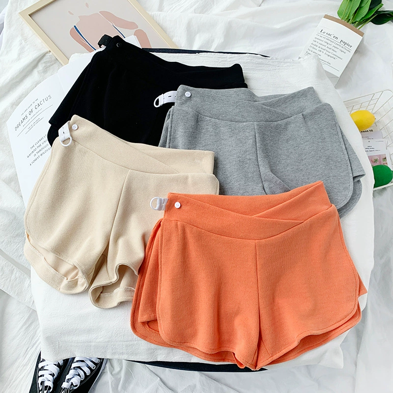 Брюки для беременных летние спортивные шорты летние брюки с низкой талией носить три штанов легкие широкие брюки летний прилив