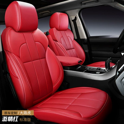 Modelə uyğun (Original) oturacaq örtükləri — Car - microfiber-leather-passion-red-standard-edition-five-seats