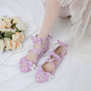 �W��Lolita�����L������ָ�Ь�����Y��a��ɫŮӶcos partyŮЬ