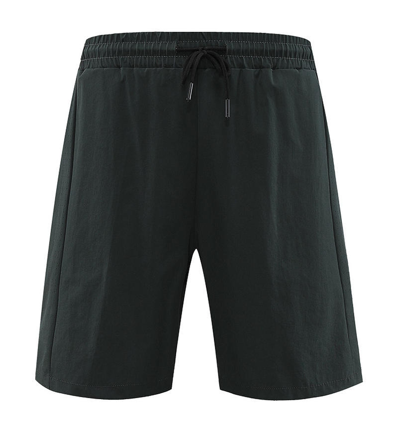 Pantalones cortos lulu pantalones de baloncesto de secado rápido de uso externo delgado de seda de hielo de verano para hombres pantalones cortos deportivos de ejercicio de ocio de cinco puntos