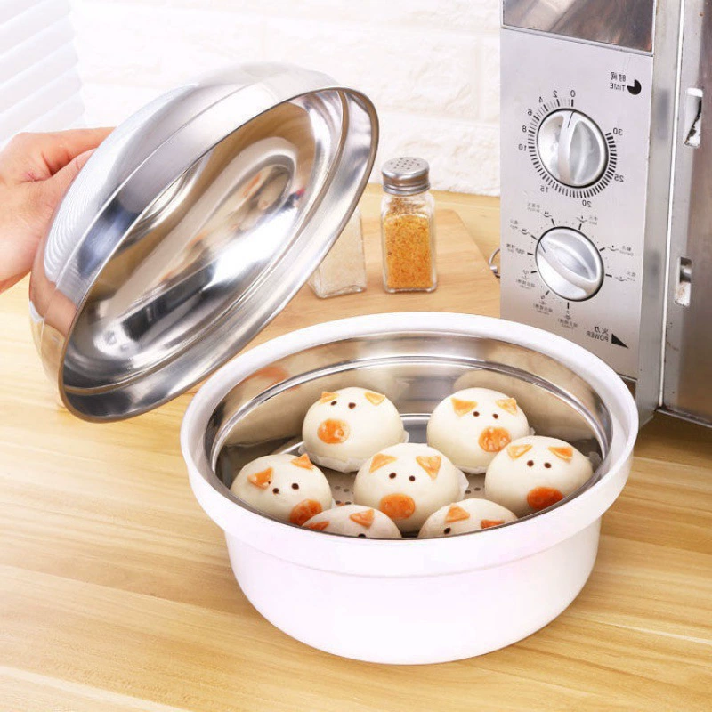 Microwave steamer bamboo steamer steamer pot large rice cooker steam bun steamed dumplings one piece heat