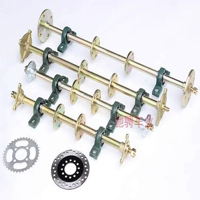 Four-Wheel Motorcycle Drift Kart Modified Rear Suspension Accessories Kart Thickened Rear Axle Rear Axle 60/80cm