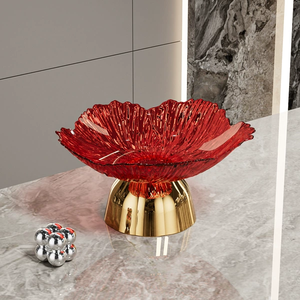 Chinese red + gold base