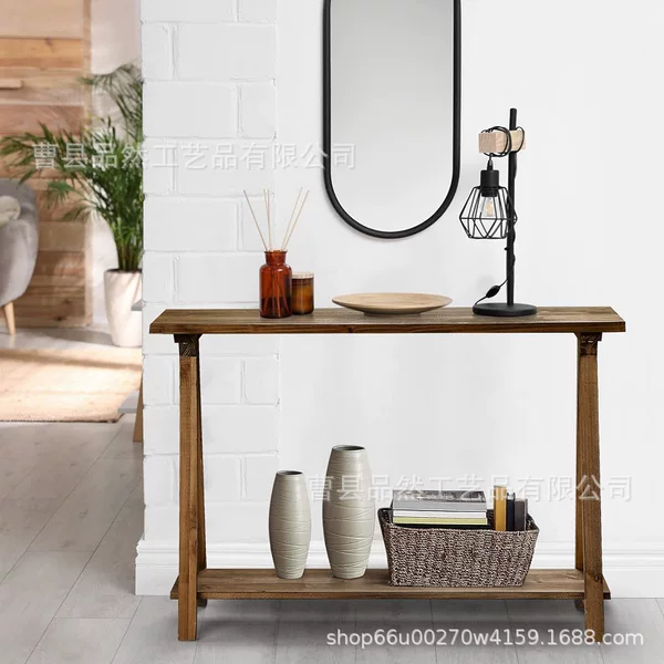 Solid wood bar table, simple and modern design, suitable for home use, balconies, or rental properties