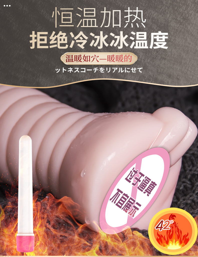 Male Masturbator Cup with Vaginal and Anal Openings, TPE Half-Body Doll, Manual Use — detail image 14