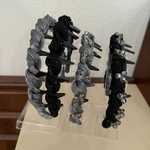 小香风气质发箍水晶珍珠高颅顶带齿防滑洗脸头箍日常外戴压发头饰