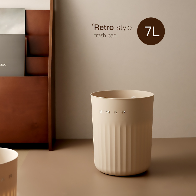 Basura cocina doméstica sala de estar baño dormitorio inodoro comercial inodoro gran sin cubierta cubo de almacenamiento retro