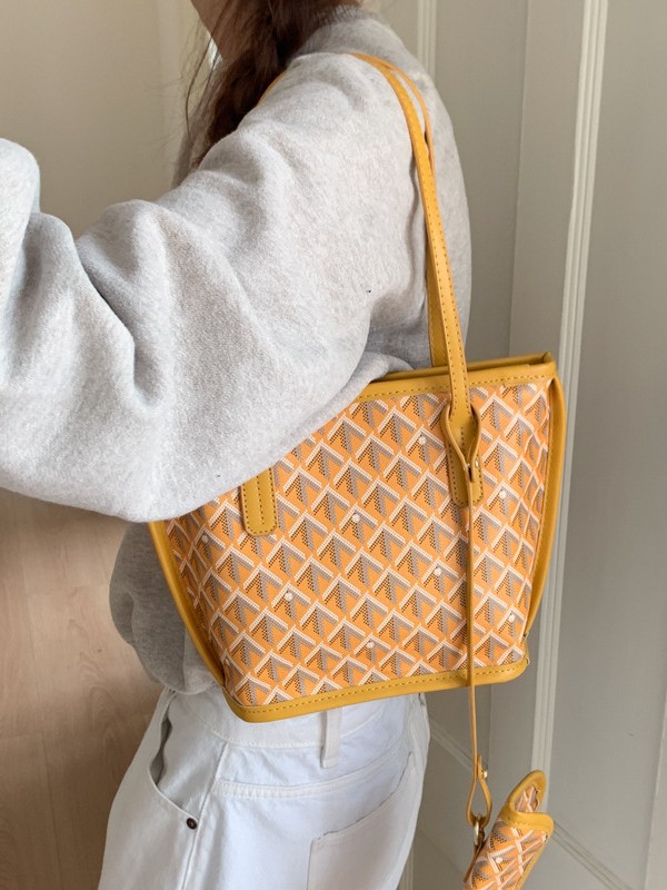 2025 nueva bolsa de compras de moda europea y americana, bolsa de gran capacidad, bolsa de moda coreana, bolsa de hombro de viaje casual