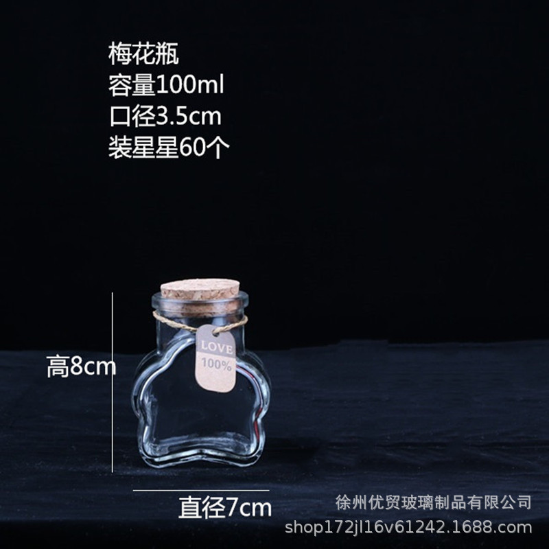 Botella de deseos DIY botella de nebulosa botella de arco iris botella de rafting botella de mar botella de estrella de suerte vidrio de estrella