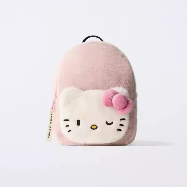 Zakids New Kidsren's Bag Kitty Cat Backpack Cartoon Cute Doll Animal Plush Small Backpack