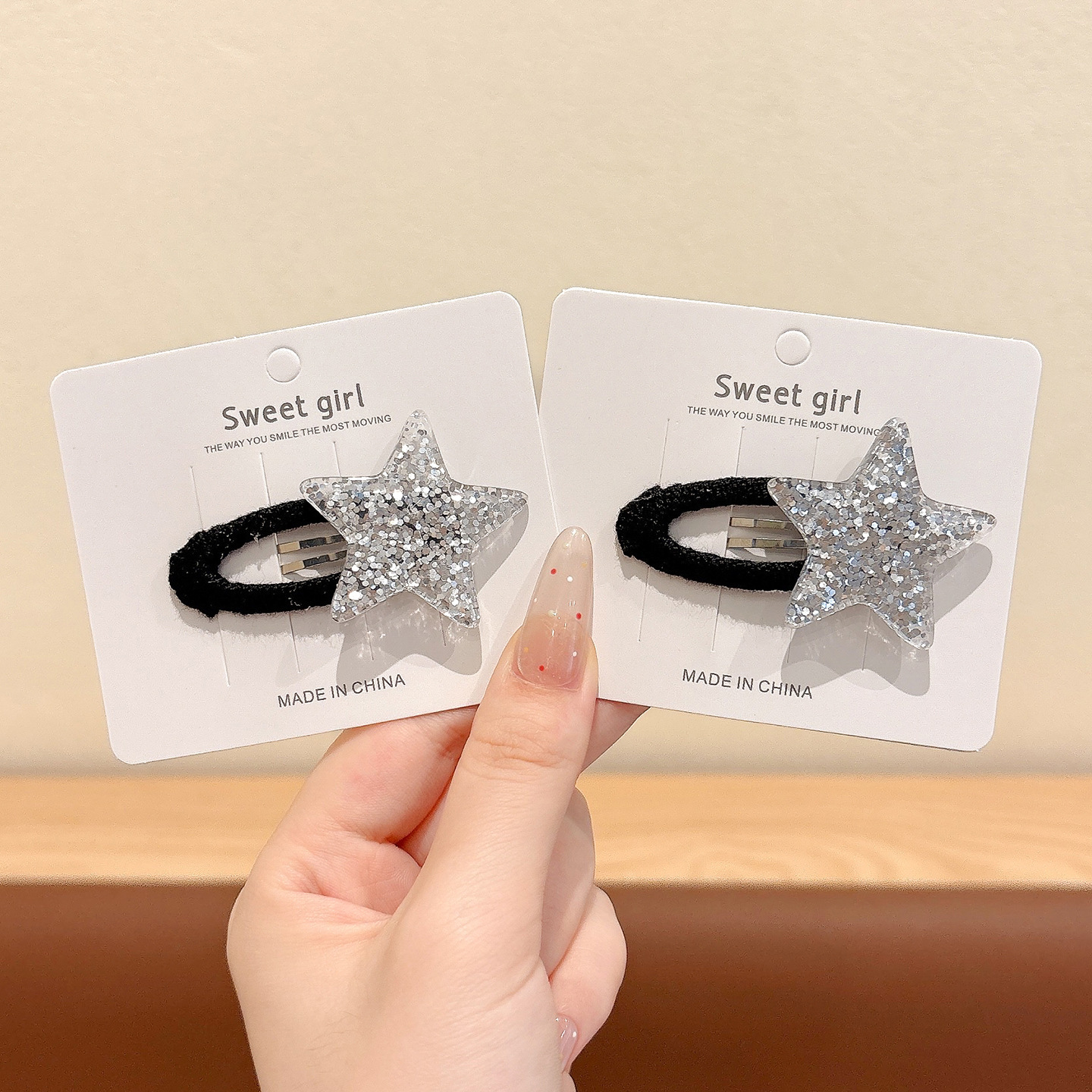 Clip de cabello de flor de leopardo para mujeres clip de cabello de alto nivel frente clip de frangeo 2025 nuevo clip lateral clip de cabello toque