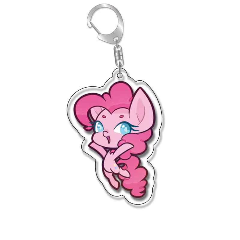 Акриловый брелок «Пони» (5,5 см), подвеска-ремешок для друзей, карабин