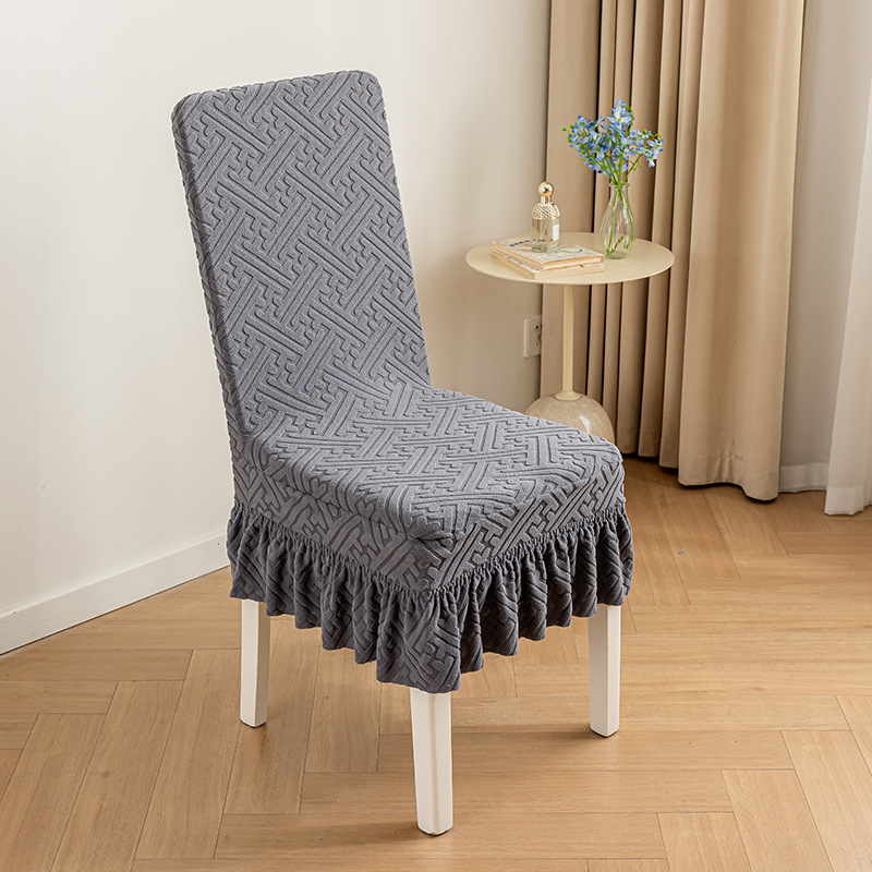 Cubierta de asiento elástico espesa esponja cojín integral cuatro estaciones general simple asiento de mesa de comedor cubierta de asiento cojín de invierno