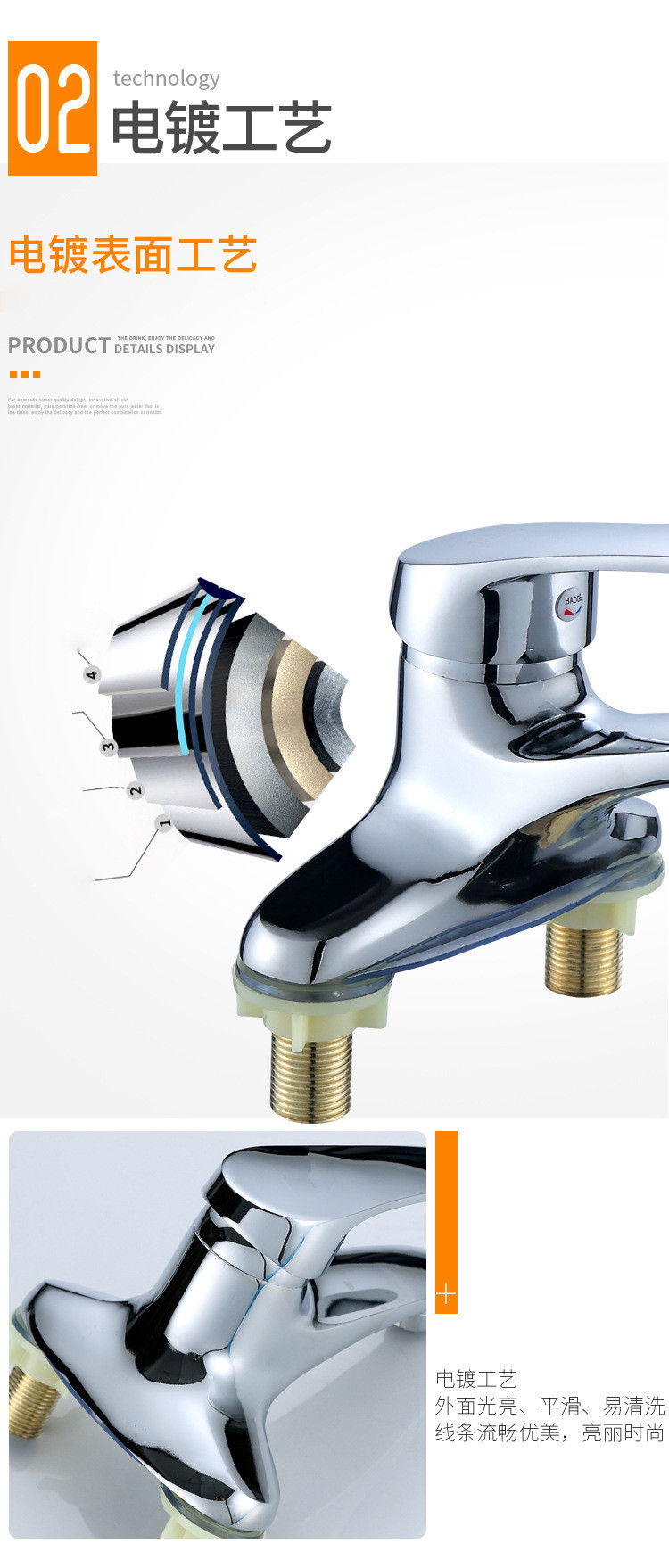 Shendas double-hole washbasin, hot and cold water faucet, old-fashioned three-hole bathroom sink, washbasin, countertop, mixing valve switch undefined