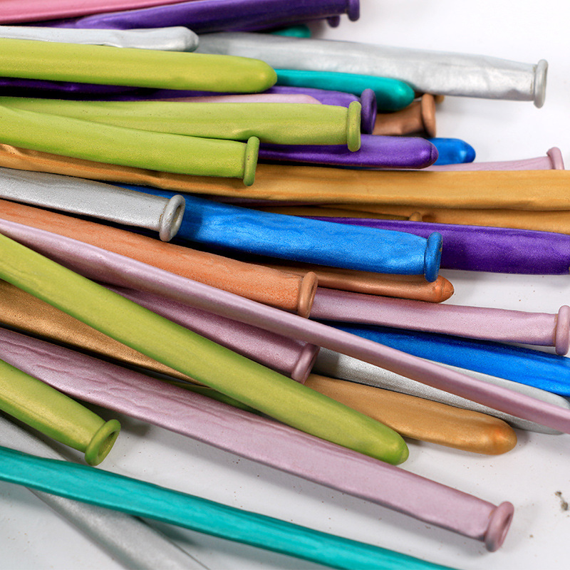 Globo largo metálico mágico 1.8g, formas de animales, para niños