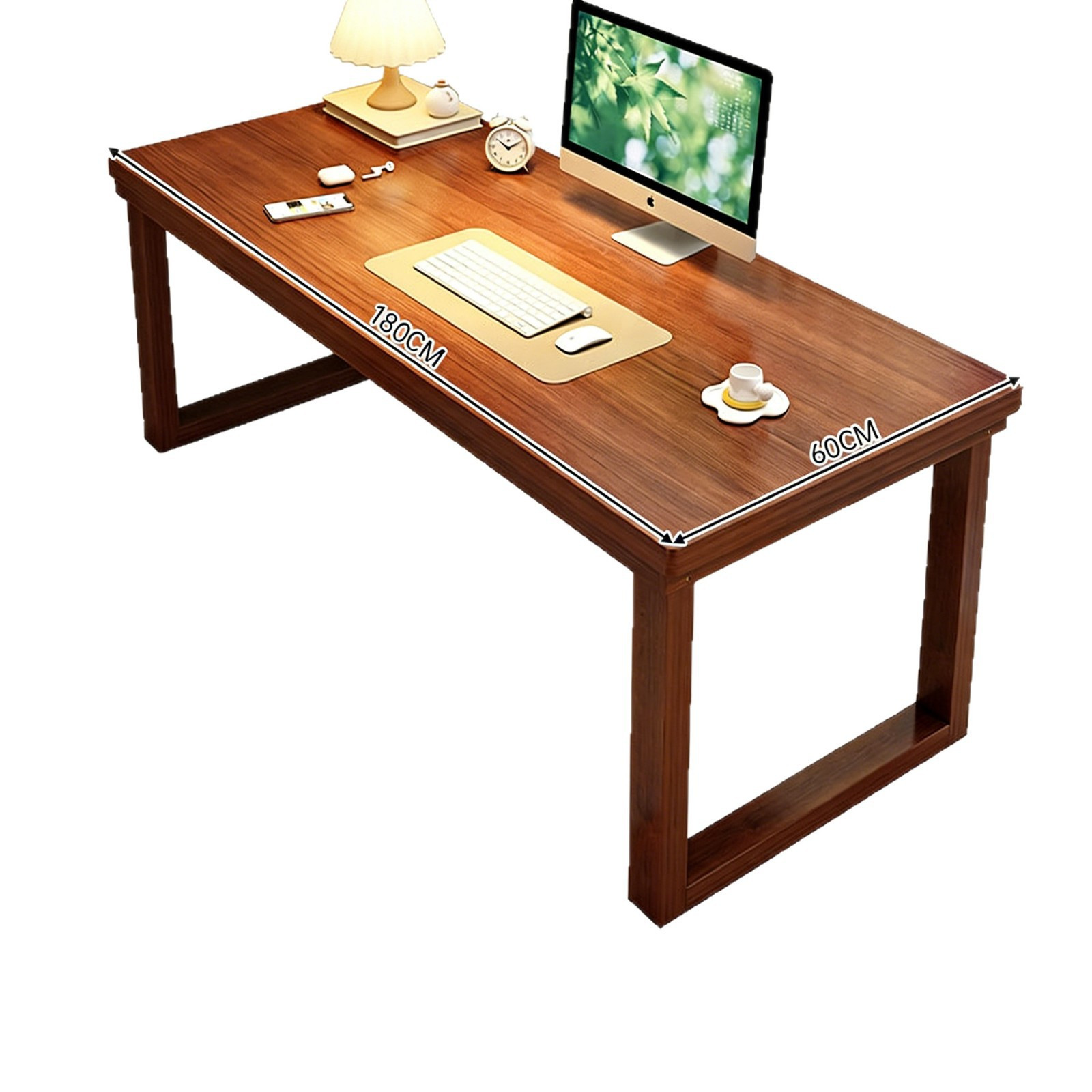 Escritorio simple dormitorio rectangular estudiantes lujosos escritorio moderno escritorio escritorio de computadora escritorio estudio de madera maciza image 6