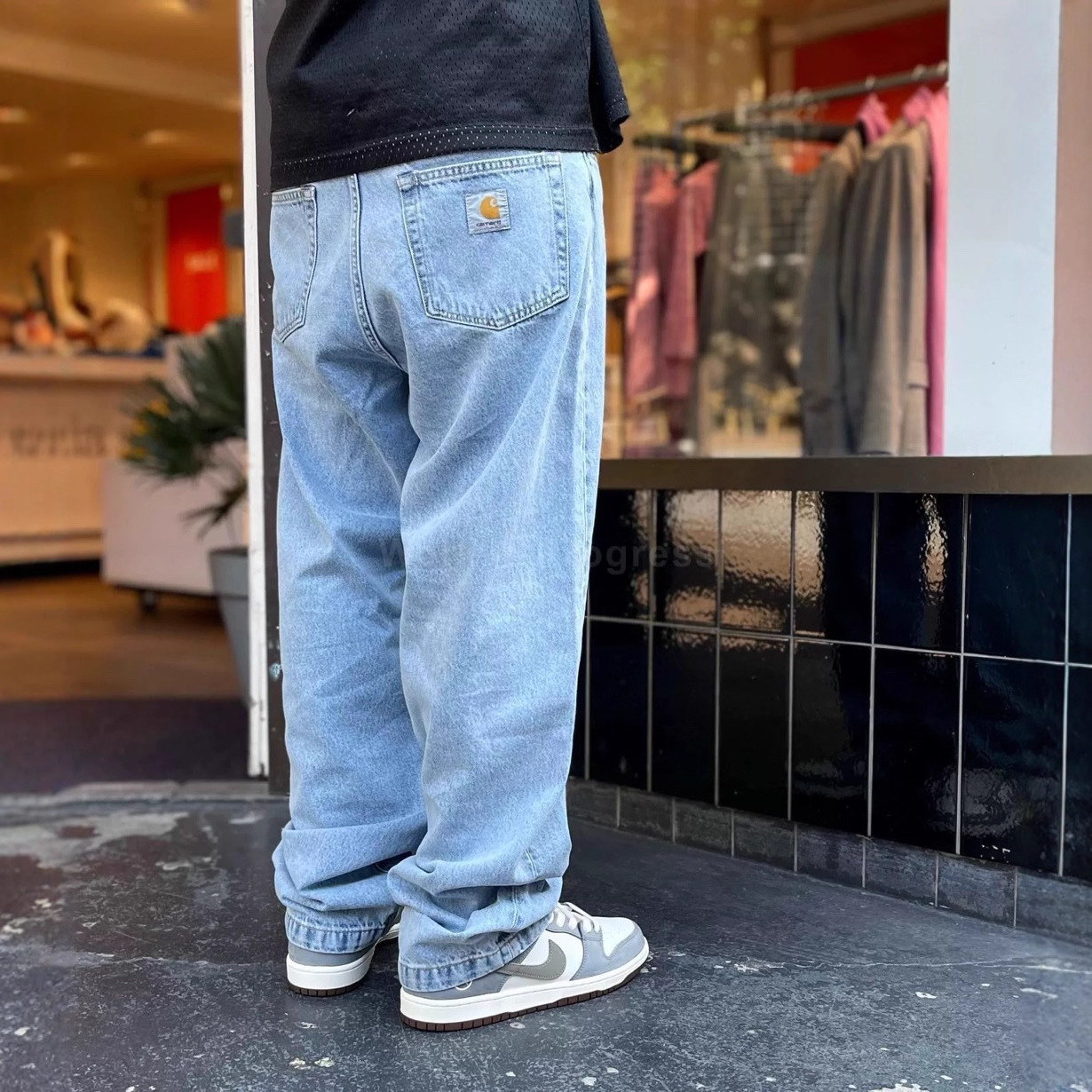 Pantalones Vaqueros Kaha Wip de Estilo Retro Americano, Lavados, Holgados, de Pierna Recta y Ajustada, de Pierna Ancha, Modernos, Casuales y Urbanos