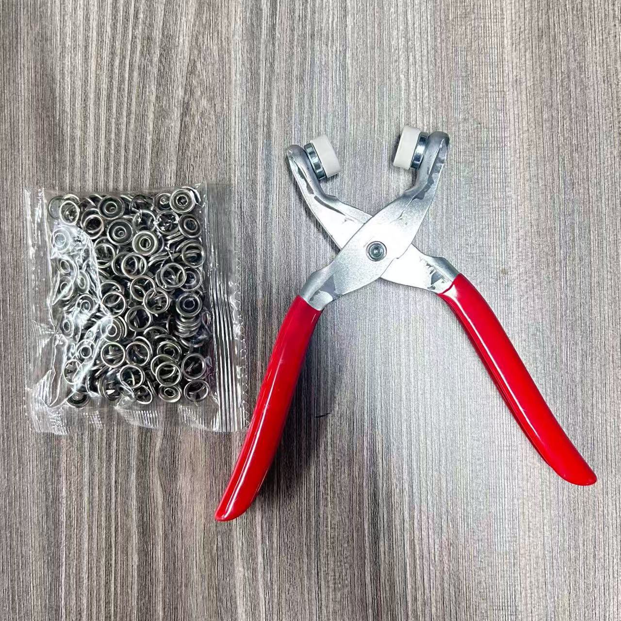 Pasando en el comercio electrónico de cinco dedos hebilla de cobre bebé trepa ropa de botón de acero inoxidable sin costura hebilla de garra ropa infantil DIY botón