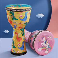 zani African drum large 8-inch children's hand drum kindergarten beginner percussion instrument children's African drum wholesale drum