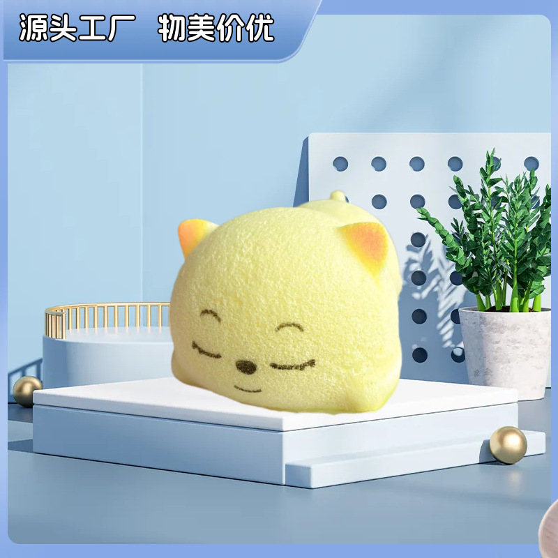 Esponja de baño grande estilo japonés con forma de panal, esponja súper suave, esponja de baño bonita para niños, esponja exfoliante agradable para la piel.