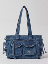 N 32718 Vintage Washed Denim Bag ����ţ��Ů�� ŷ���羳