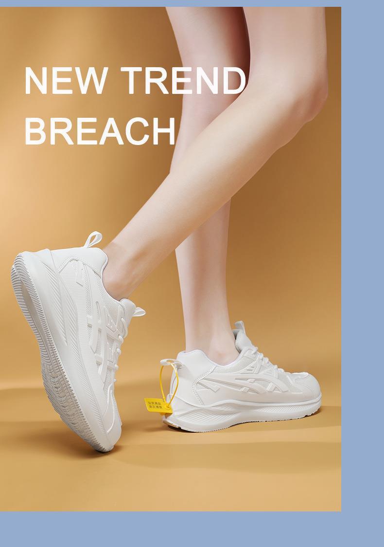 Women Ladies Tennis Shoes Walking Shoes Sneakers Synthetic Rubber Sole Cushioned Easy To Clean Footgear_voghion.com