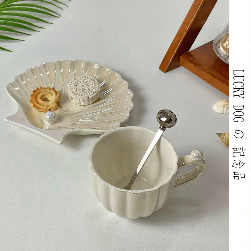 High quality coffee set pearl, gift box, Birthday gift