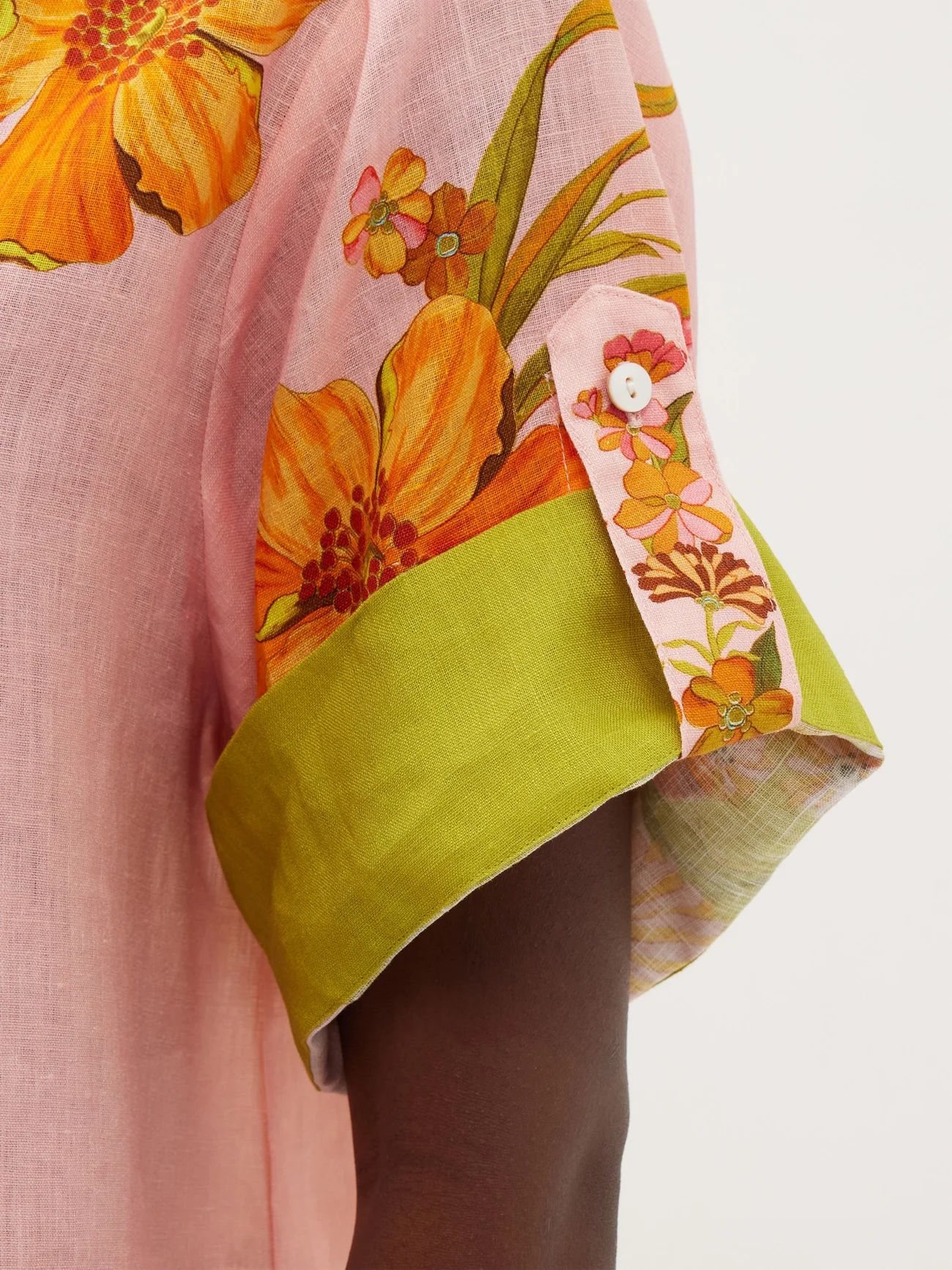 Flower Pattern Summer, Spring Season Holiday Women's Casual Flower Linen Printing Pant Co-ord Set Pants Sets