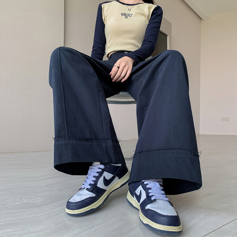 Demi-season retro trousers