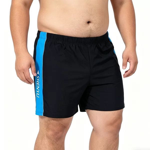 New Style Men's Oversized, Loose, Comfortable, Fashionable Boxer Swimming Trunks, Breathable and Anti-Embarrassment Swimming Gear for Hot Springs